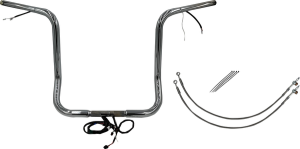 Plug & Play Ez Install 1-1/4(r) Round Top Handlebar Kit Silver, 1, nordicamoto.ro