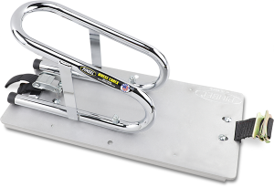 Removable E-track Chock Chrome, 1, nordicamoto.ro