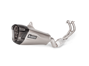 Racing Line Full Exhaust System Scooter Silver, Black 