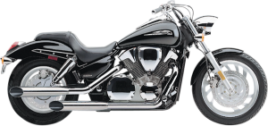 Complete Slip-on Muffler For Metric Cruisers Chrome