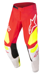 Pantaloni Alpinestars Techstar Factory Red/White/Fluo Yellow 5/6, 2, nordicamoto.ro