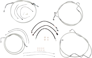 Sterling Chromite Ii® Designer Handlebar Installation Kit Silver, 1, nordicamoto.ro