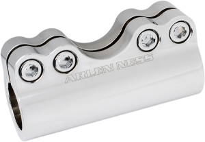 Modular Adjustable Handlebar Clamp For 1(r) And 1-1/4(r) Handlebars Silver, 1, nordicamoto.ro
