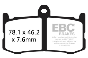 Gpfax Series Race Sindered Brake Pads, 2, nordicamoto.ro