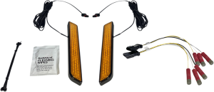 Universal Led Front Fork Lightz Black, 1, nordicamoto.ro