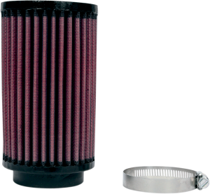 Universal Clamp-on Air Filter Black, Red, 1, nordicamoto.ro