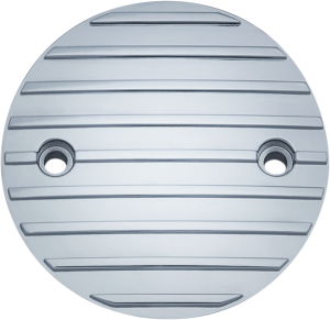 Finned Timing Cover Chrome