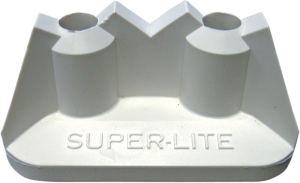 Pro Series Super Lite Backing Plates White, 2, nordicamoto.ro