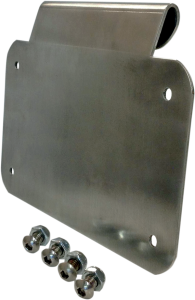 License Plate Mount Burnished Aluminum, 2, nordicamoto.ro