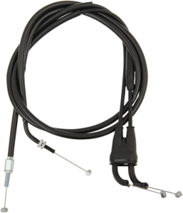 MOOSE RACING Black Vinyl Throttle Cable Black 