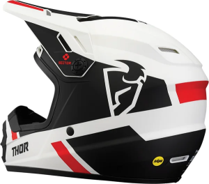 Youth Sector Split Mips Helmet Black, White  L, 2, nordicamoto.ro