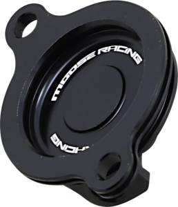MOOSE RACING Machined Oil Filter Cover Black 