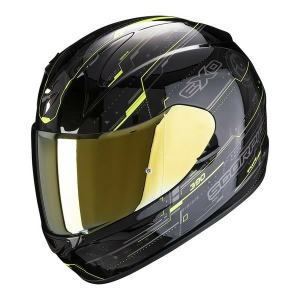 Casca Integrala Scorpion EXO 390 Beat Black/Yellow Fluo