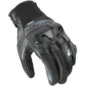 Manusi de piele MACNA ULTRAXX 2.0 S Negru/Albastru/Rosu, 9, nordicamoto.ro