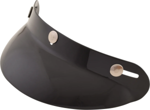 3-snap Vintage Bubble Snap On Visor Peak Gloss Black Black ONE SIZE, 1, nordicamoto.ro