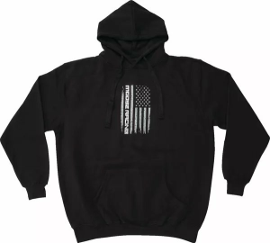 Hanorac MOOSE RACING Stars And Stripes Forever Black