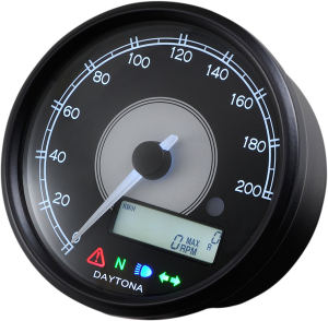 Speedometer Black, 3, nordicamoto.ro