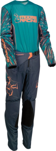 MOOSE RACING Youth Agroid Vented Jersey Blue, Orange  L, 2, nordicamoto.ro