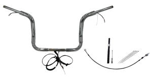 Plug & Play Ez Install 1-1/2(r) Round Top Handlebar Kit Silver