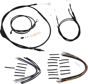 Jail Bar Cable Kit Black, 1, nordicamoto.ro