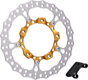 Big Brake 14(r) Full Floating Brake Rotor Kit Gold