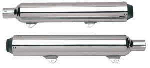 3-1/2(r) Slip-on Mufflers Chrome