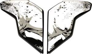 Placi laterale casca Icon Airflite™ Black/White ONE SIZE, 1, nordicamoto.ro