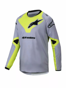 Tricou Copii Alpinestars Racer Veil Gray/Yellow
