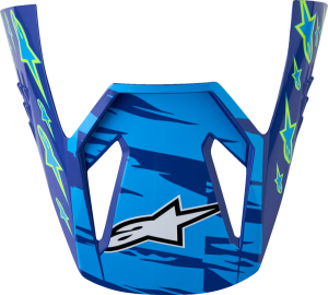 Cozoroc Casca Alpinestars SM3 Falcon Albastru/Negru/Roz/Galben, nordicamoto.ro