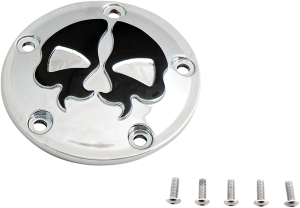 Split Skull Points Cover Chrome, 2, nordicamoto.ro