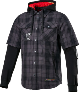 Geaca/Camasa Moto Alpinestars Tartan Black/Gray