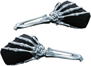 Skeleton Hand Mirrors Black