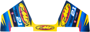 Fmf Exhaust Replacement Decal Blue, Yellow