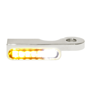 Led Handlebar Turn Signals Natural, Chrome, 1, nordicamoto.ro