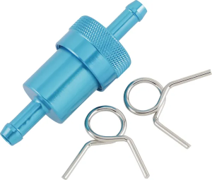 Anodized Aluminum Fuel Filter Blue