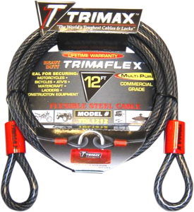 Trimaflex Max Security Braided Cable Black