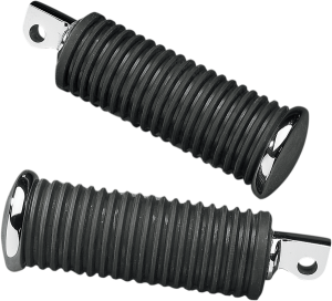 Rubber Vibration-absorbing Passenger Footpegs Black Small, 1, nordicamoto.ro