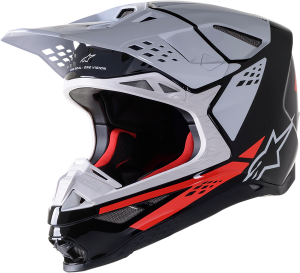 Supertech M8 Factory Helmet Black, Red, White 