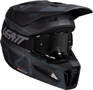 Casca Leatt 3.5 Stealth V25 Black + Ochelari