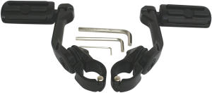 Highway Pegs With Mounting Arms Black