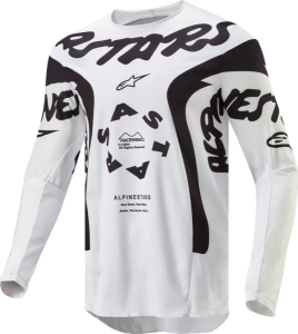 Tricou Alpinestars Racer Hana Black/White 2XL, 1, nordicamoto.ro