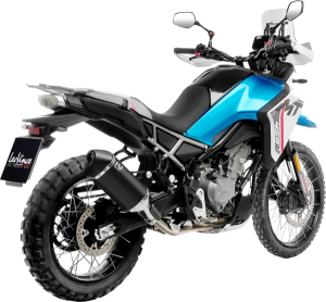 Toba de eșapament LeoVince LV-14 Black Edition Slip-On pentru CFMOTO 450MT, 4, nordicamoto.ro