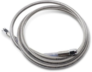 Universal Brake Line Silver, Clear-coated