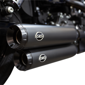 Grand National Slip-on Mufflers Black