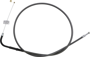 Karbonfibr Braided Throttle/idle Cable Black