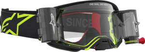 Ochelari Alpinestars Supertech Firma Roll-Off Negru/Galben Fluo/Lentila Clara, 3, nordicamoto.ro