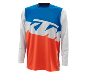 Tricou KTM POUNCE White/Orange/Blue