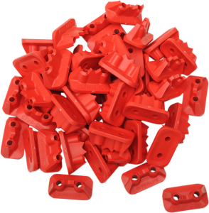 Pro Series Super Lite Backing Plates Red, 2, nordicamoto.ro