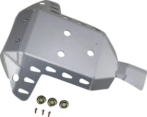 MOOSE RACING Aluminum Skid Plate Silver 