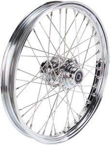 Front Wheel 21x2.15 Single-disc 40-spoke Chrome Silver, 1, nordicamoto.ro